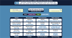 Desktop Screenshot of culturalstudies.top20education.com