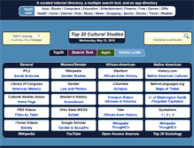 Tablet Screenshot of culturalstudies.top20education.com